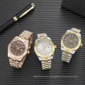 Custom OEM hand watch waterproof stainless steel quartz watches for men